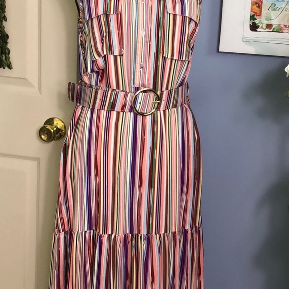 L’Atiste multicolored striped racer back maxi - Picture 3 of 8